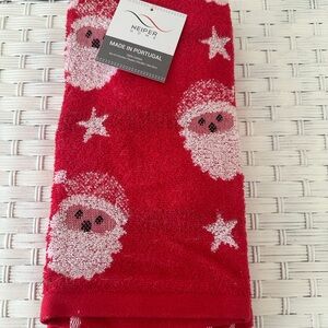 Red Santa Hand Towel